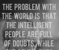 The problem with the world