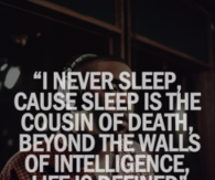 Sleep is the cousin of death