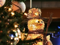 Snowman lantern