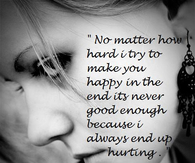 Always end up hurting