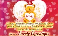 Have a lovely christmas