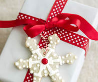 Christmas cookie gift tag