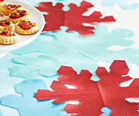 Snowflake table decor