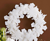Snowflake wreath