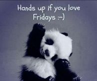 Hands up if you love friday