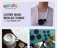 Leather Beads Necklace to Make