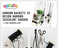 Hanging Baskets to Design Hanging Succulent Garden