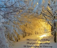 Walking in a winter wonderland