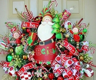 Colorful Christmas Wreath