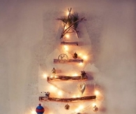 Wood Christmas Tree Shelving