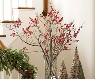 Berry twig bouquets