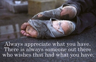 appreciate what you have