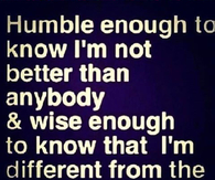 humble and wise