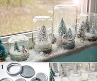 DIY Snow Jars
