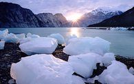 Winter sunset