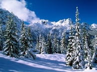 Winter mountains
