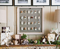 Modern advent calendar