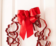 Cookie cutter christmas wreath