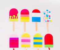 Popsicle party invitations 