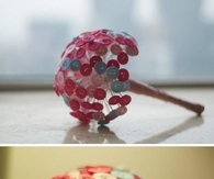 DIY Button Bouquet
