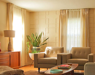 Peach Living Room