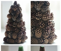 DIY Pine Cone Christmas Tree