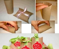 DIY  Paper Roll Gift Boxes
