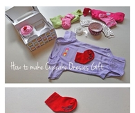 DIY Onesie Gift Cupcakes