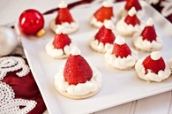 Santa Hat Cookies