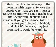 life is to short