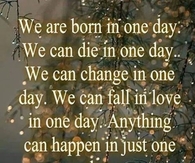 anything can happen