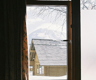 Waking up to winter snow