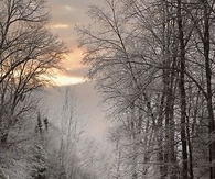 Snowy road