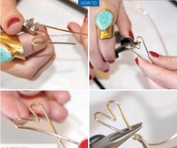 DIY Wire Heart Bracelet