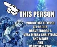 To our brave troops