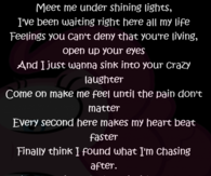 Make me feel alive