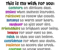 my wish for you