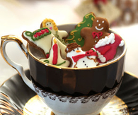 Christmas Cookies in a Teacup
