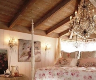 Rustic Pretty Floral Bedroom