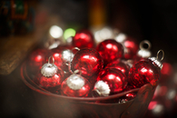 Bowl of ornaments