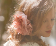 Side flower in her hair