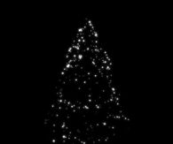 Glittery Christmas tree