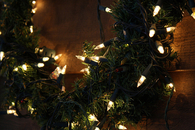 White christmas lights