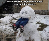 Scary Snowman