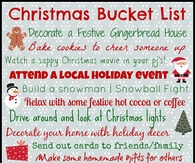 Christmas Bucket list