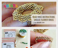 Bead Ring Instructions - Unique Flower Rings