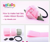 How to Make Hair Ties - Make Ribbon Flowers