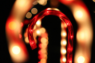 Candy cane lights