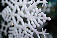 Glittery snowflake