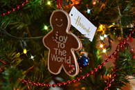 Gingerbread man ornament